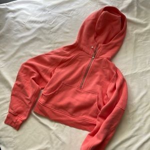 Pink Lululemon scuba hoodie